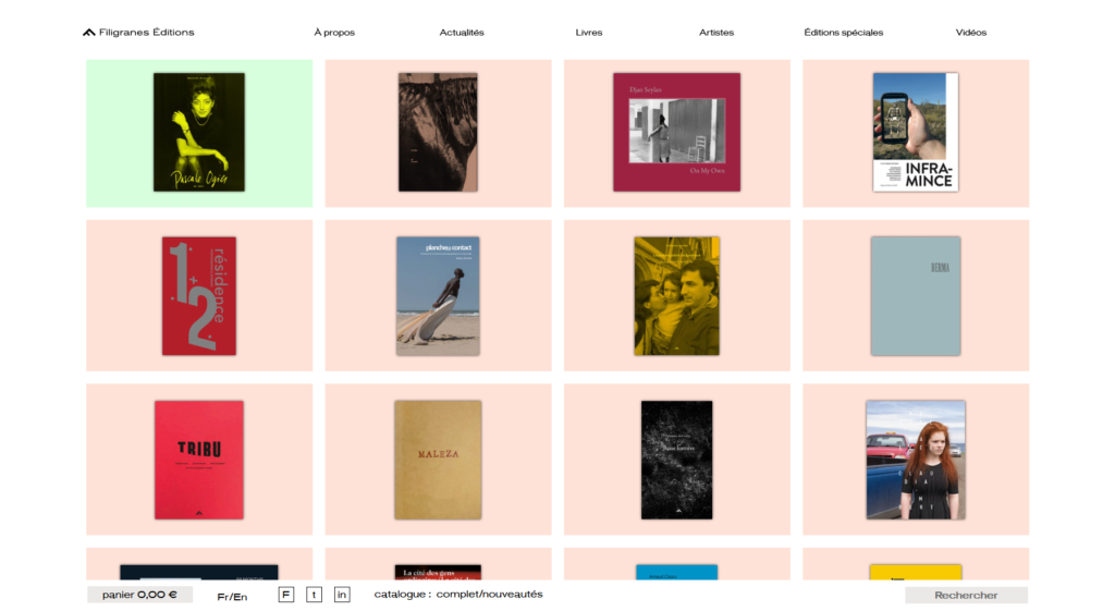 Screenshot 2018 11 19 Filigranes Editions Editions dartistes Photographie et Ecritures Art contemporain