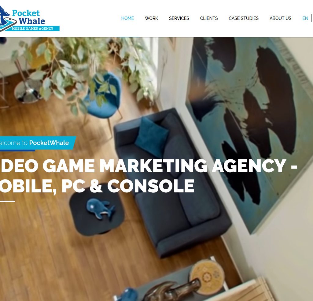 Screenshot 2018 11 19 PocketWhale Video game specialists providing global AAA marketing